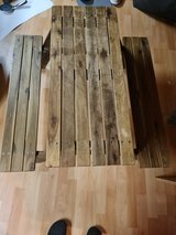 Ikea picnic table for children in Ramstein, Germany