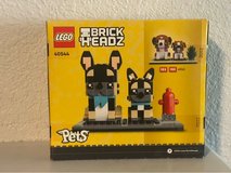 Lego Brickheadz French bulldogs NIB in Fairfield, California