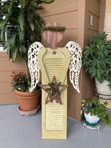 Christmas “porch angel” in Houston, Texas