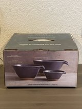 Denim Stoneware Mixing Bowl Set NIB in Fairfield, California