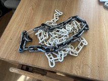 Plastic chains in Fort Campbell, Kentucky