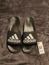 adidas men Adilette Shower Slides Size 12 in Houston, Texas