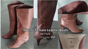 Item 14: 9West Female Leather Boots in Stuttgart, GE