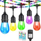 SIX 48FT RGB STRING LIGHTS WITH ROPE FAIRY, LED RGBLIGHTS OUTDOOR WITH 11 REMOTES, WATERPROO... in Fairfield, California