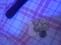 Silver coins ×5 in 29 Palms, California