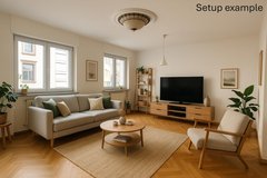 Spacious city apartment with balcony in a central location in Kaiserslautern (housing approved) in Ramstein, Germany