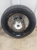 Yamaha Supermoto 17' wheel set with tires in Macon, Georgia