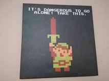 Zelda canvas art in Beaufort, South Carolina