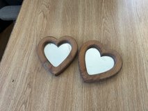 Wood Framed Heart Mirrors in Fort Campbell, Kentucky