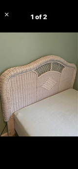 Queen size wicker headboard, NICE in Warner Robins, Georgia