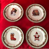 Christopher Radko Holiday Dessert plates in Chicago, Illinois