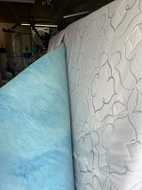 Cali King Mattress, heating cover, topper n 7 sheet sets in Fairfield, California