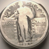 1927 Standing Liberty Quarter (90% Silver) in Grafenwoehr, GE