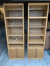 Large Bookshelves Cabinets Lighted 22x17x73 in Kingwood, Texas