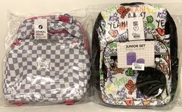 New! J World Backpack Lunch bag Combo - Checkers -OR- Street Art - *$20ea* in Westmont, Illinois