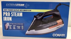 New! Conair Extreme Steam 1875W Pro Steam Iron w/ Nano Titanium SolePlate in New Lenox, Illinois