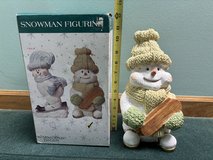 11" SNOWMAN FIGURINE WITH BOX in Chicago, Illinois
