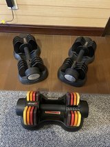 Adjustable Dumbbells and Workout Bench in Okinawa, Japan