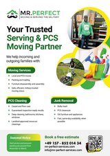 Stress free Move or PCS Cleaning with Mr. Perfect in Ramstein, Germany
