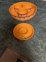 Crate & Barrel Chip and Dip Set in Bartlett, Illinois