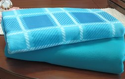 Fleece (4 yards) Blue Plaid in Plainfield, Illinois