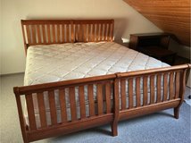 King size bed (without mattress unless wanted) in Mannheim, GE