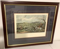 Vintage Wall Art - Getting Away Tally Ho Fox Hunt framed Print by H Alken *EUC* in Orland Park, Illinois