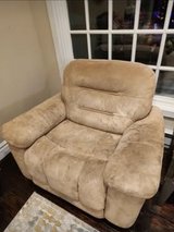 Microfiber Wide Reclining Sofa Recliner Couch in Chicago, Illinois