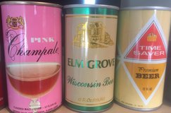 1970s Pink Champale, Elm Grove and Time Saver Beer Cans in Grafenwoehr, GE
