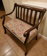Traditional Style Settee, Hall Bench, Seat, Armed Bench in Houston, Texas