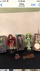 Rainbow high dolls and their new unboxed instruments in Fort Polk, Louisiana