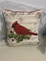 16” Winter Cardinal Pillow in Bolingbrook, Illinois