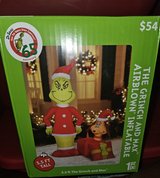 The Grinch and Max inflatable in Kingwood, Texas