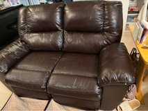 Leather Reclining Love Seat in Okinawa, Japan