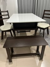 Japanese Dining Table in Okinawa, Japan