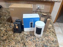 ring doorbell and outside camera & 2 battery in Alamogordo, New Mexico