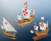 Amati Columbus Kit Combo – Complete Wooden Model Ship Building Set in Miramar, California