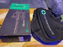 New Center point Wraith 430 w silent crank back pack case (New) included in Alamogordo, New Mexico