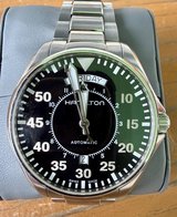 GENUINE Swiss HAMILTON Khaki Aviation Pilot Day Date Auto in Okinawa, Japan