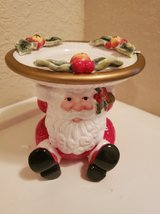 Fitz and Floyd 2005 Noel Santa Pillar Candleholder in Houston, Texas