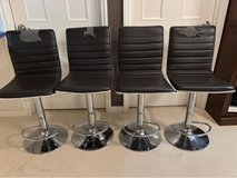 4 Adjustable / Swivel Bar stool Chairs in Okinawa, Japan