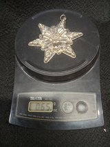 1970 Sterling Silver Snowflake ornament in Alamogordo, New Mexico