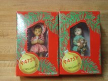 TWO NEW PATSY DOLL CHRISTMAS ORNAMENTS in Plainfield, Illinois