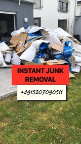 PCS MOVE JUNK REMOVAL TRASH HAULING GARBAGE DISPOSAL DEBRIS DISCARDING in Stuttgart, GE