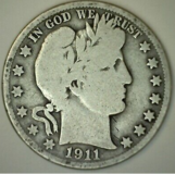 1911 Barber Half Dollar (90% Silver) in Grafenwoehr, GE