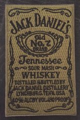Jack Daniels Subdued Honor-Our-Military Velcro Camo Morale Patch in Grafenwoehr, GE