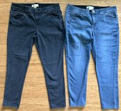 2pr Sz 14 Democracy Ab Tech Straight leg - 1 Black & 1 Blue Women's Denim Jeans *$10 takes BOTH* in Naperville, Illinois