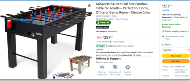 Foosball Table - Brand New Full Size 54" in Houston, Texas