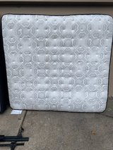 King mattress boxspring & rails great condition in Kingwood, Texas