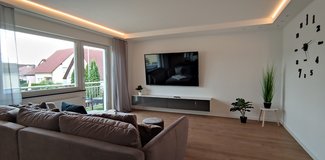 TLA/TDY bright 1BR 1.5BA w/ walk-in closet, balcony & BBQ grill, 5min to RAB [ref: W6B] in Ramstein, Germany